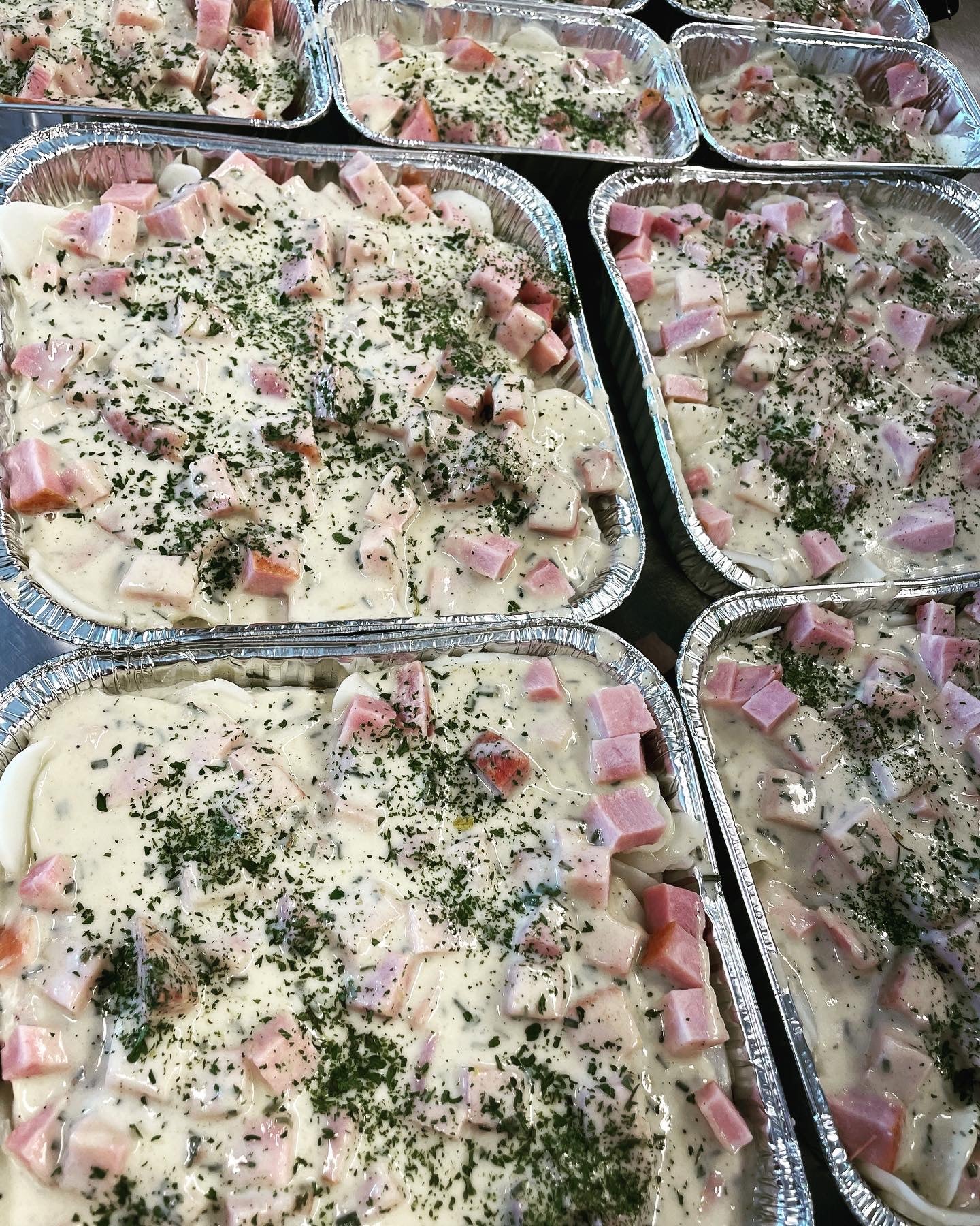 Scalloped Potatoes and Jones Ham