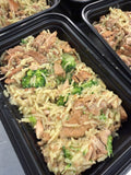 Individual Microwave Chicken Broccoli Rice Bowl