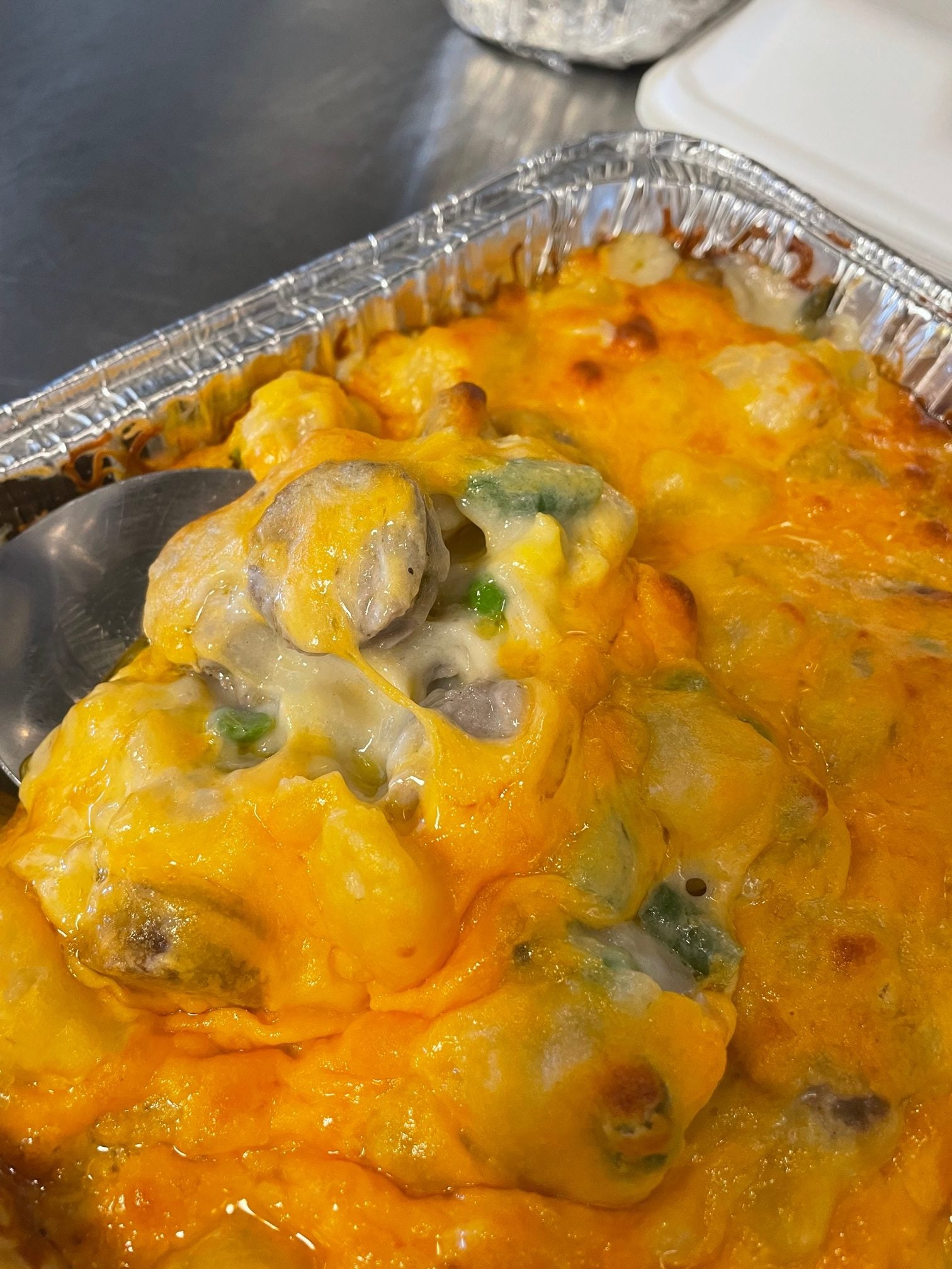 Individual Microwave Brat n Potato Bake