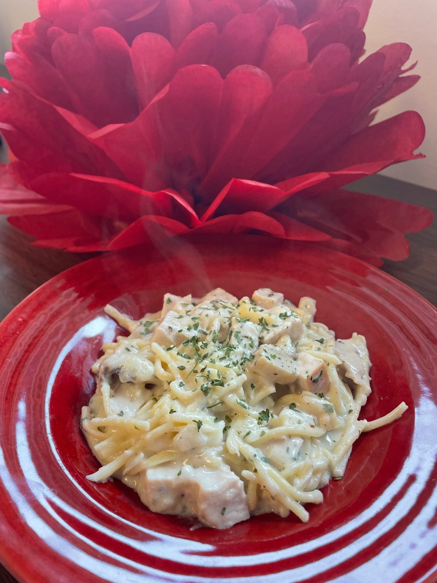 Individual Microwave Turkey Tetrazzini