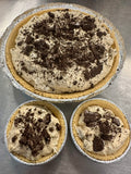 No Bake Peanut Butter Oreo Cheesecake Pie