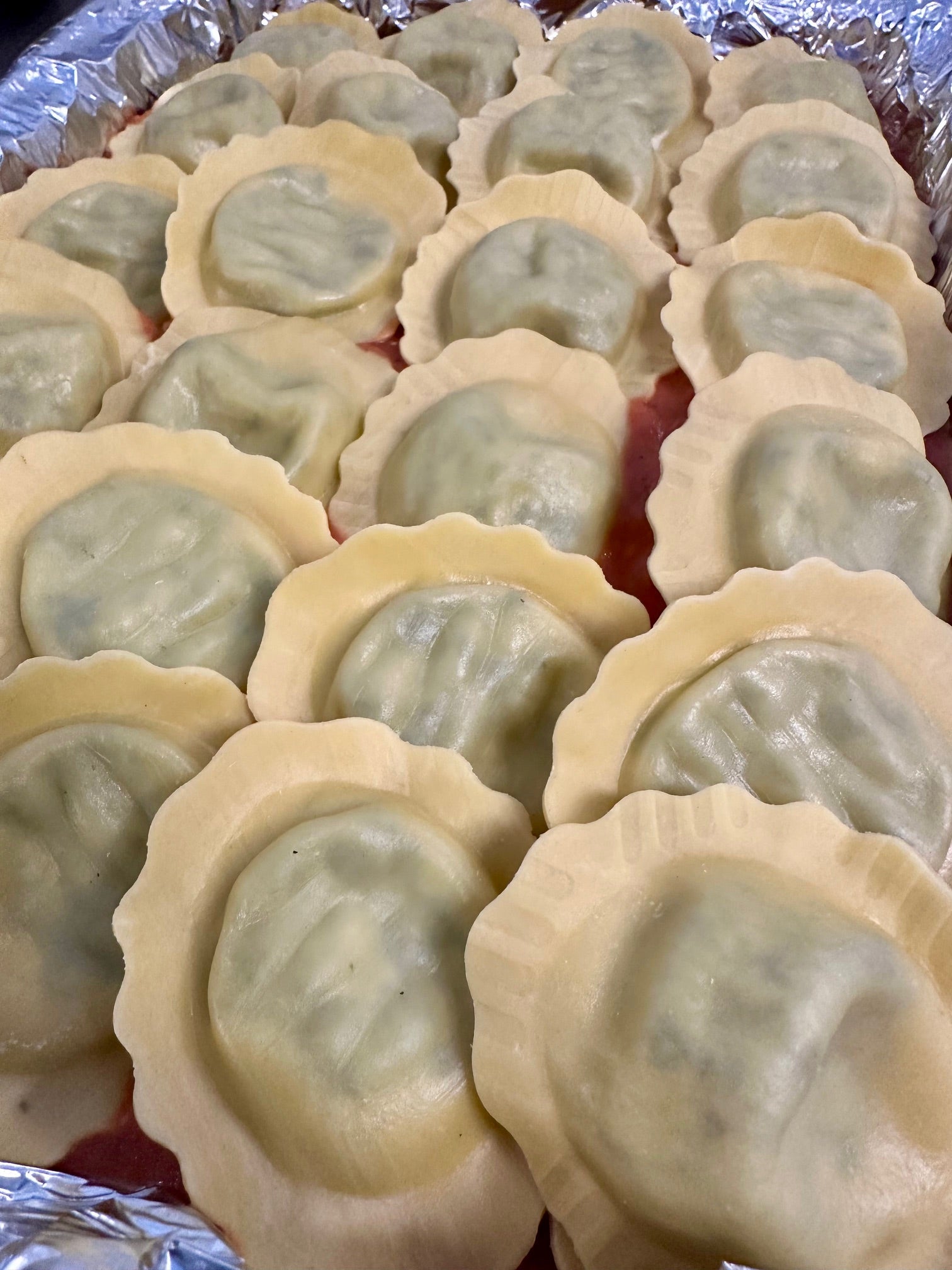 Individual Microwave Ravioli Bake