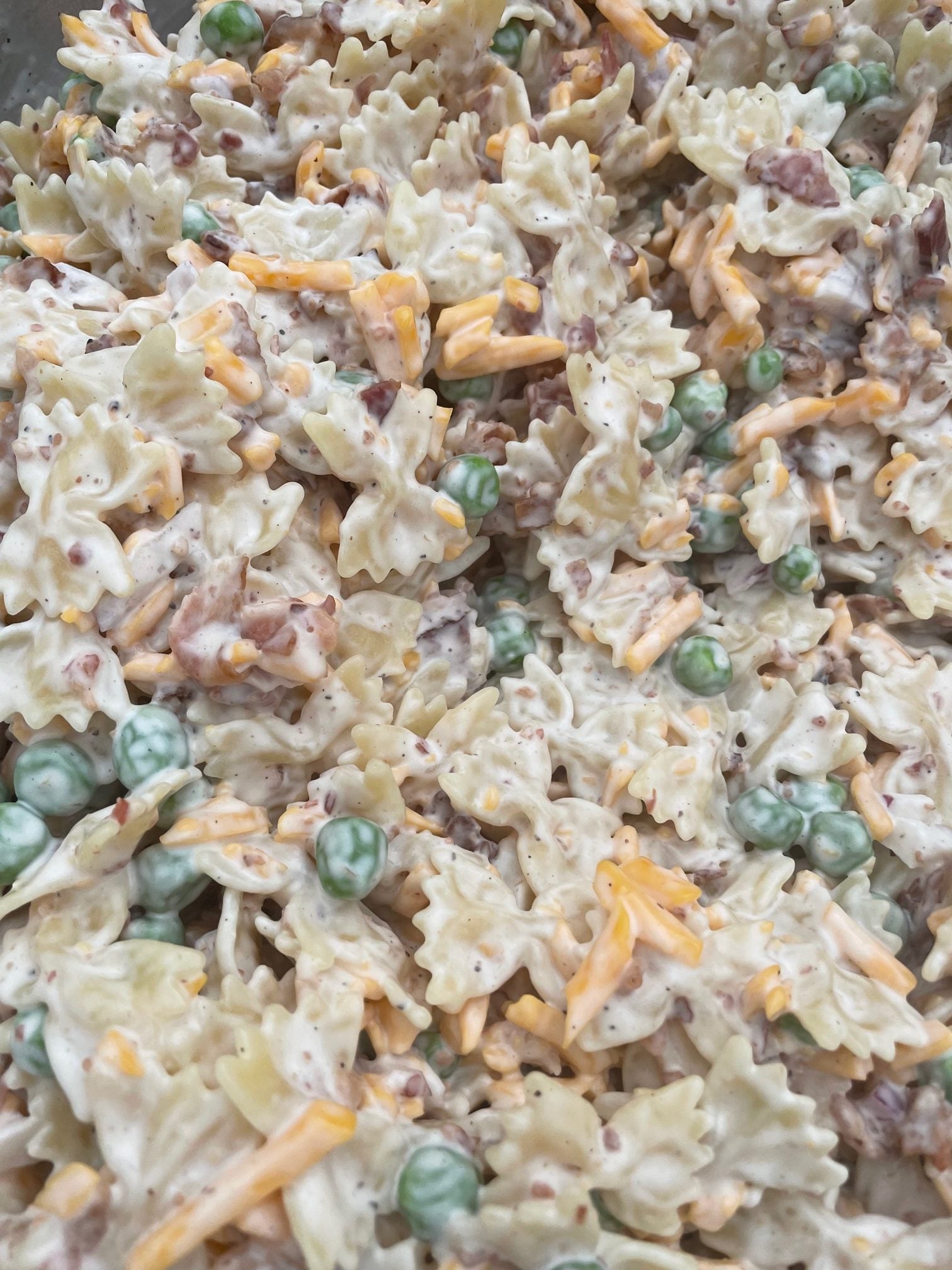 Bacon/Pea Pasta Salad